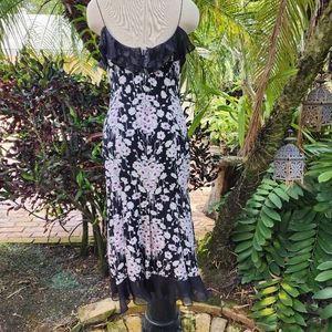 NWOT CINQ A' SEPT 100% silk elegant dress